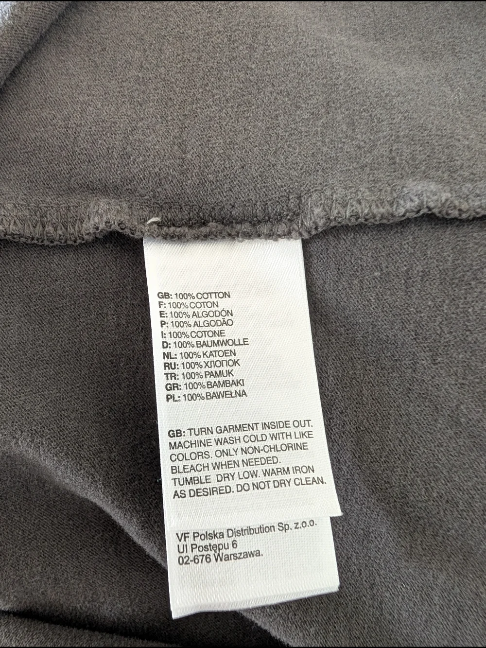 The North Face Charcoal Tee with Bright Green Arches Graphic Men's‎ Size S